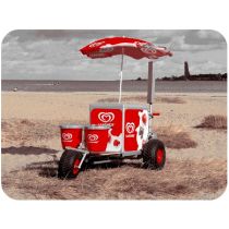 עגלת פלטורמה ממונעת לחוף, חול, ושטח למכירת גלידות / קטרינג / ועוד "PowerHawk" - תוצ' גרמניה Cadkat