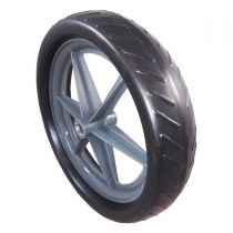 Wheeleez™ גלגל EVA מוקצף ("10) 25.4 ס"מ - לציר 1/2″ מ"מ 