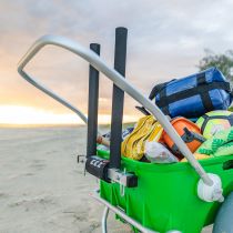  Wheeleez™ מתלה לציוד ואביזרים למריצת חוף (מריצה לא כלולה)