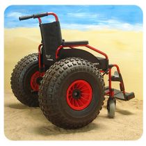 CadWeazle ערכת הסבה כיסא גלגלים ידני לחוף / שטח עם גלגלי בלון - תוצ' גרמניה Cadkat