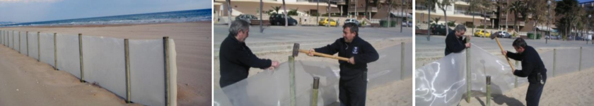 התקנה של גדר חול