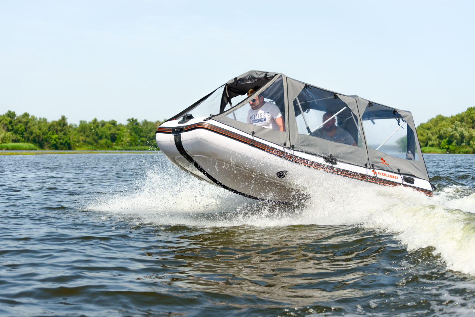 סירת גומי KOLIBRI עם סגירת חורף / גגון